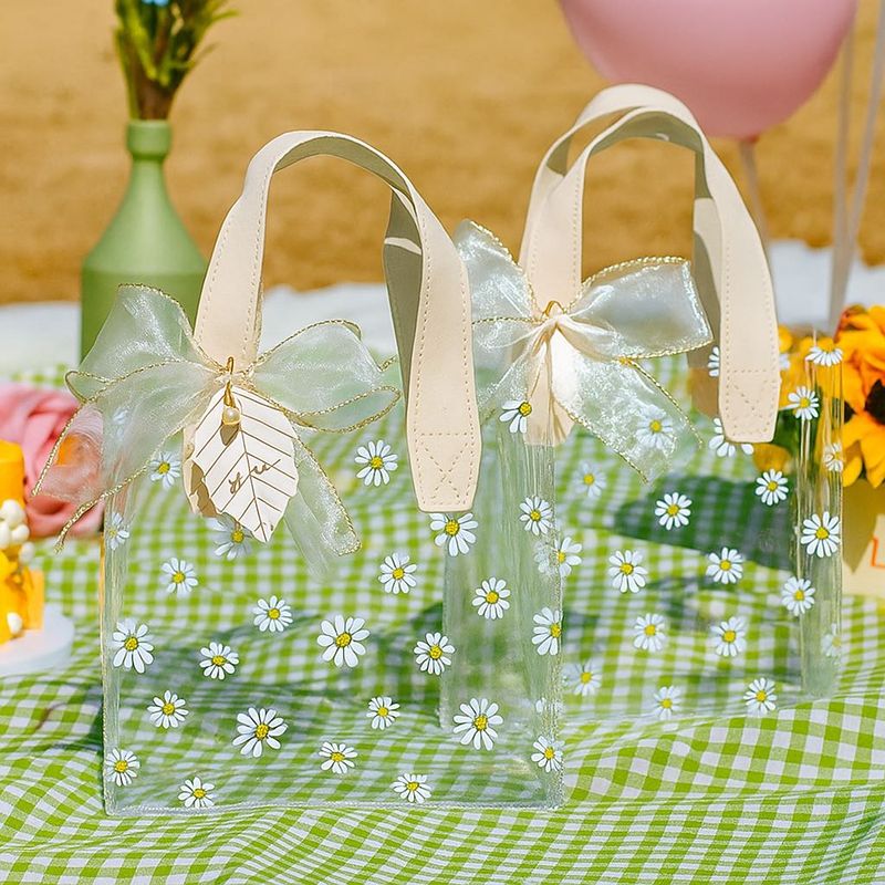 Daisy Print Tote Bag