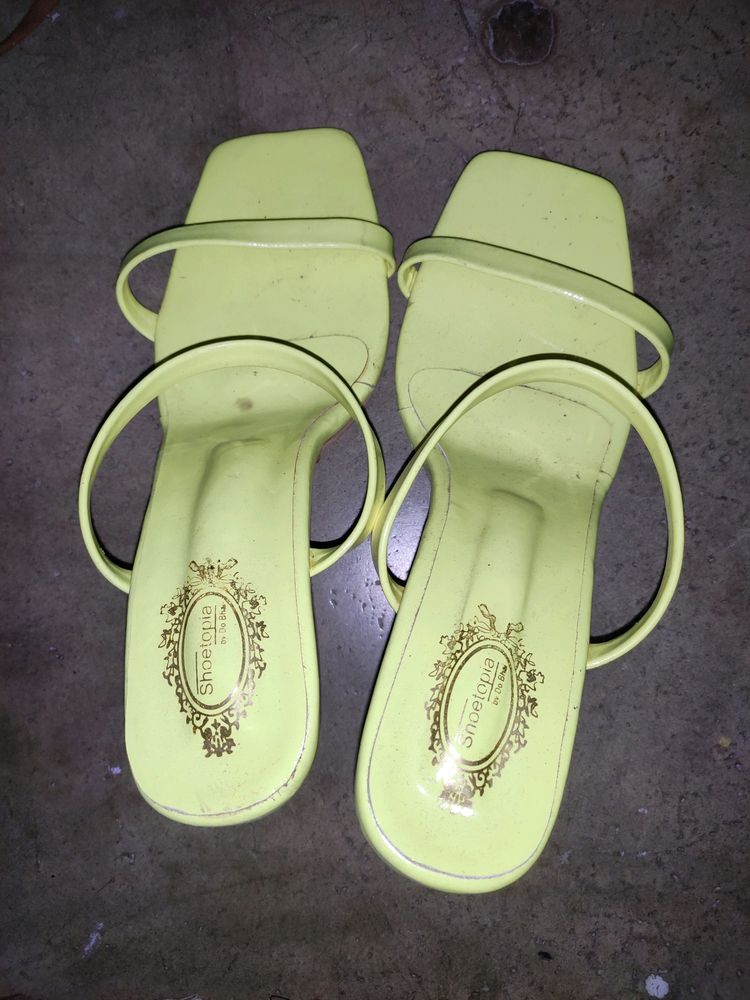 Neon Heel Sandle