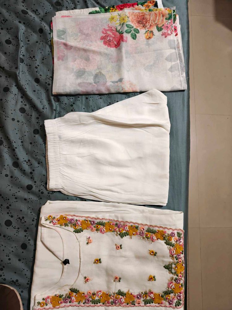 Elegant Embroidered Kurta Set