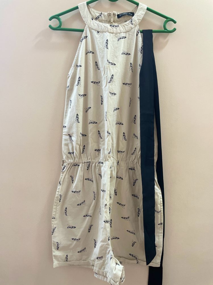 On Bumper Sale Playsuit With Belt