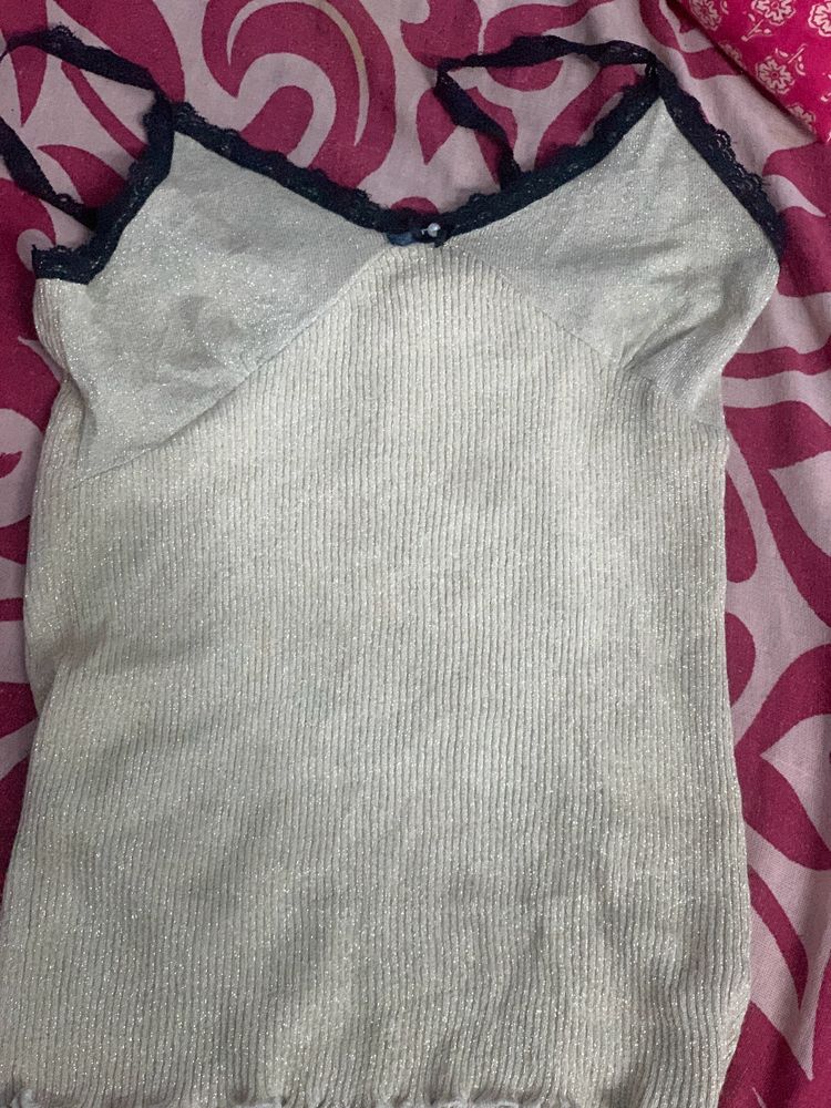 Beige Shimmer Camisole