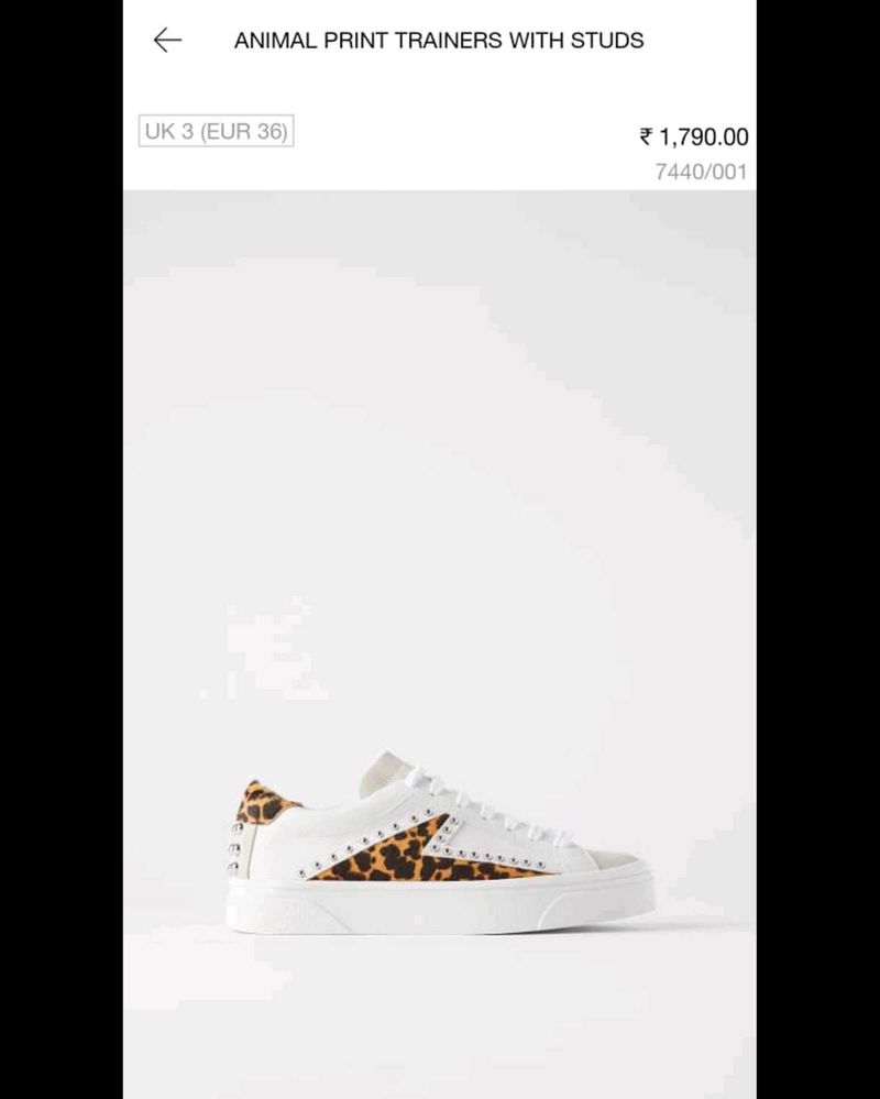 100% Original Zara Sneakers
