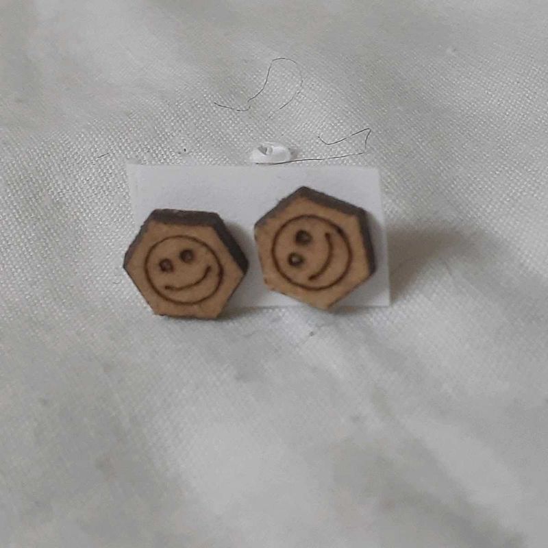 Handmade Wooden Earring