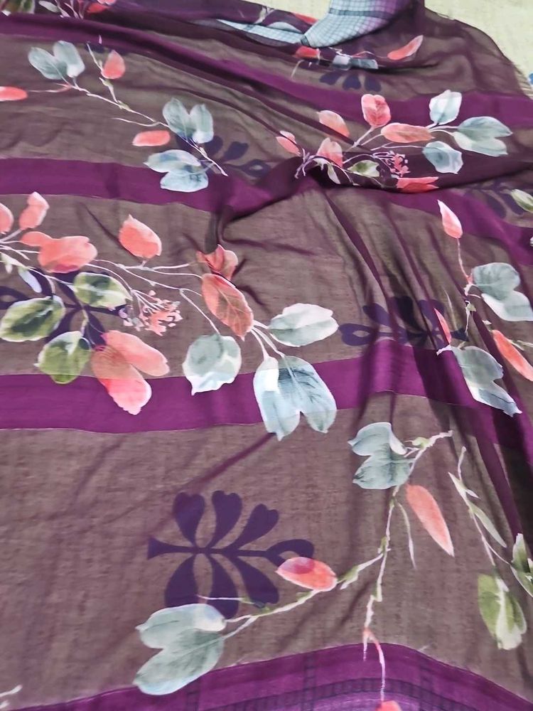 Floral Print Dupatta