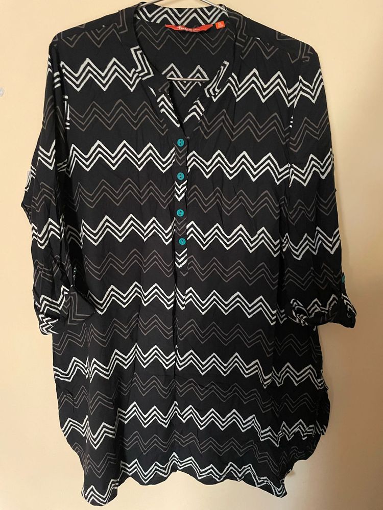 Rayon Printed 3/4 Sleew
