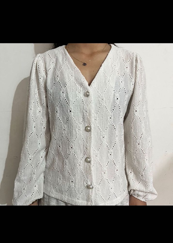 Tops ( Button Down Full Sleeves Blouse )