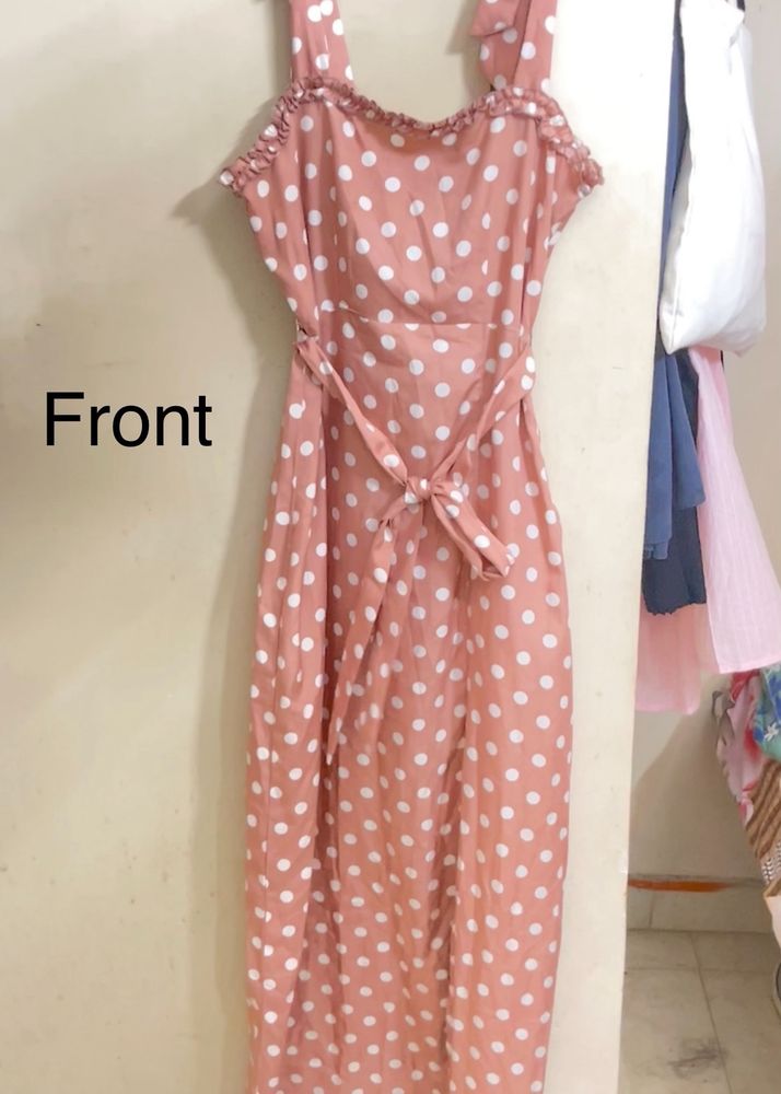 Pink Polka Dot Dress