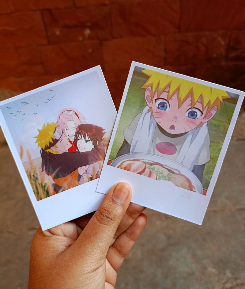 Naruto &amp; Shikamaru Polaroid Photocards