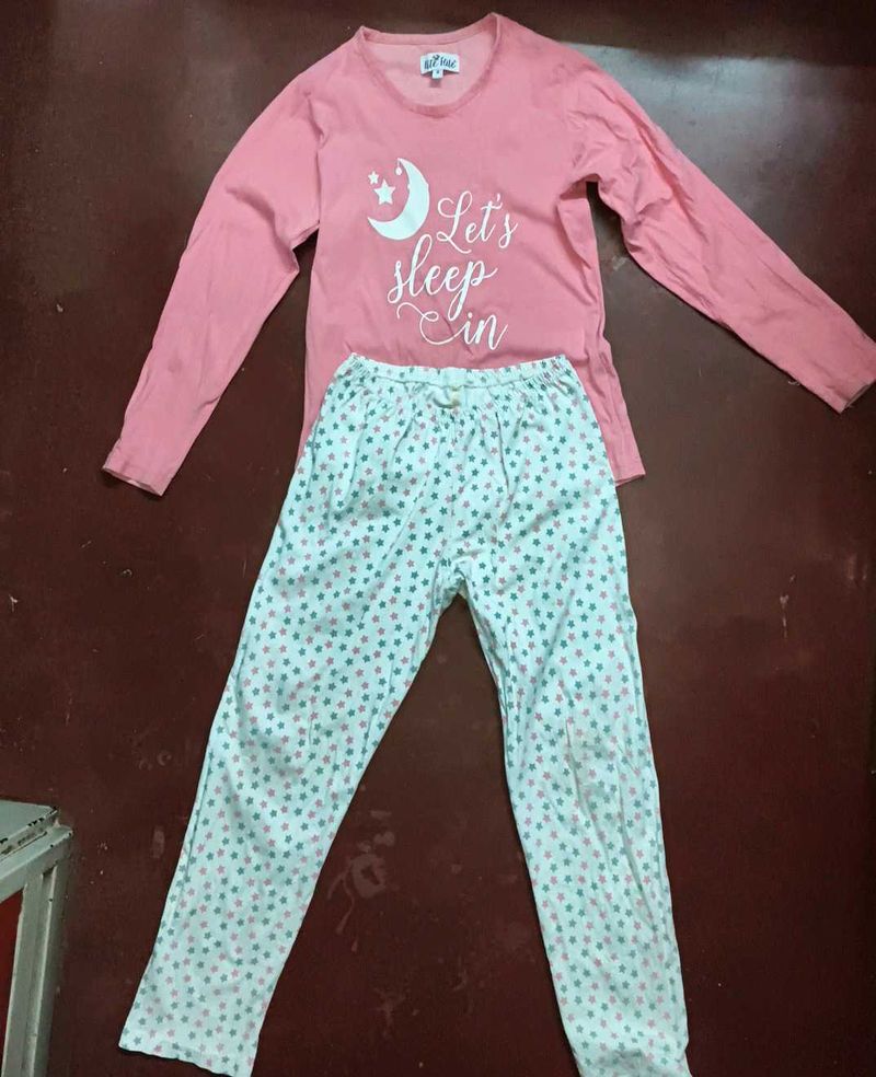 Cute Pink Pajama Set