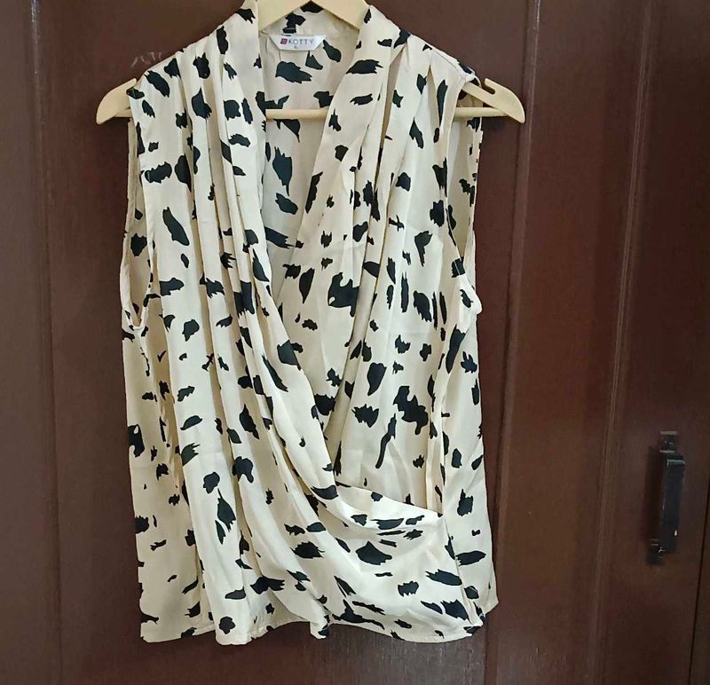 Beige Layered Top