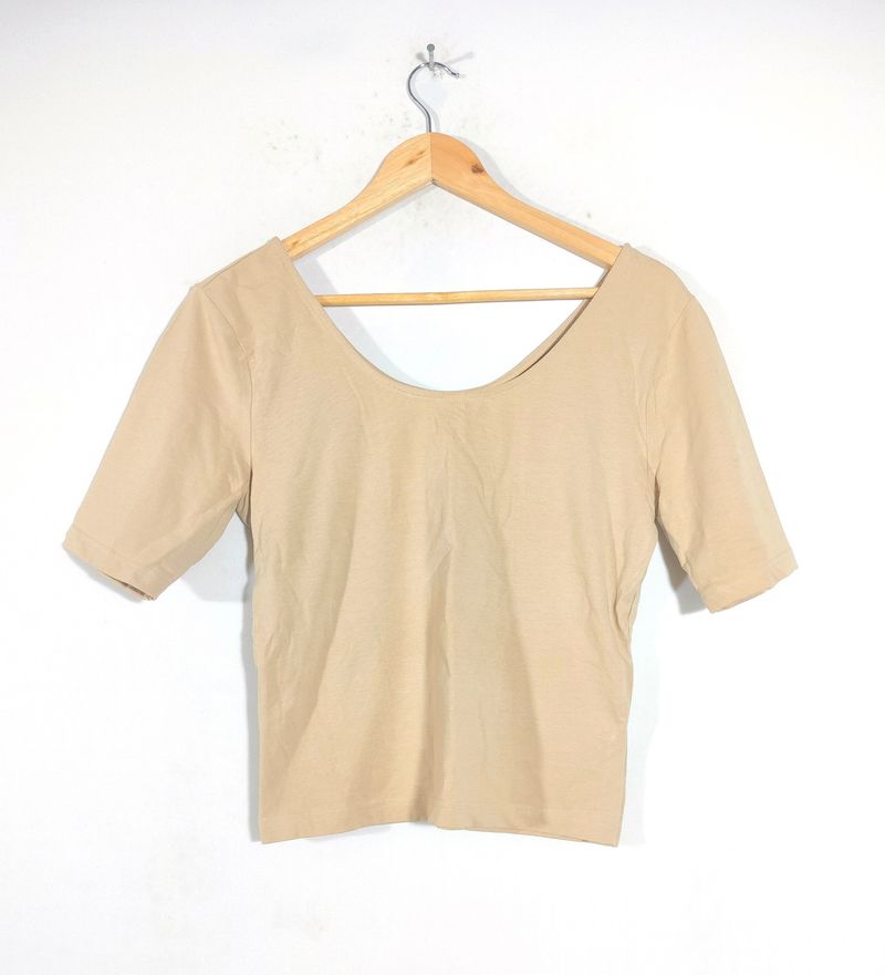 Beige Crop Tops (Women&#39;s)