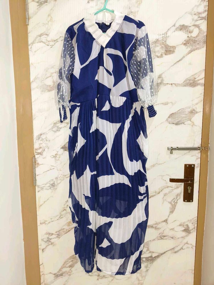 Abstract Print Dress