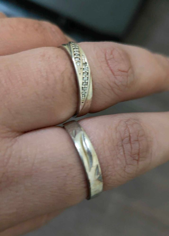 GIVA Vintage Sliver Couple Rings