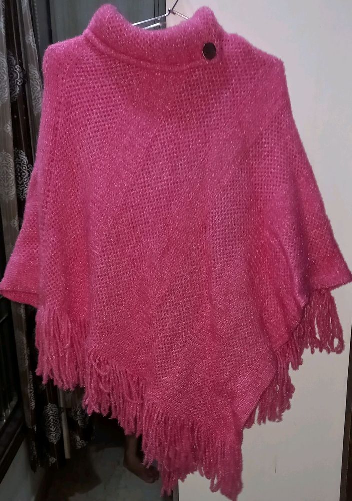 Pink shrug