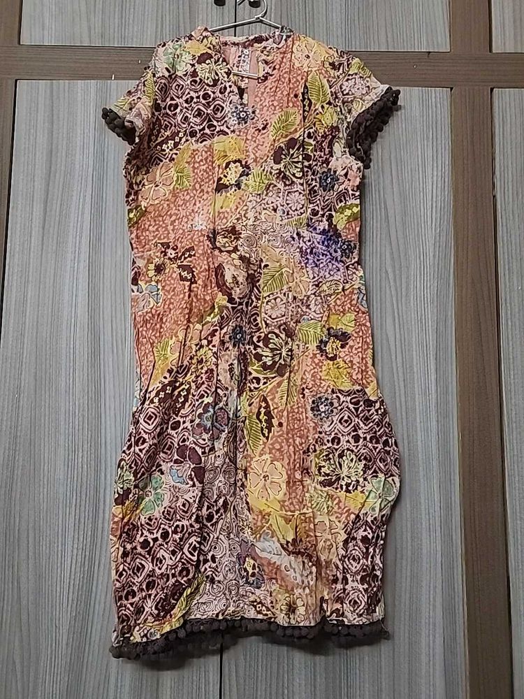 Multicolour Cotton Kurti