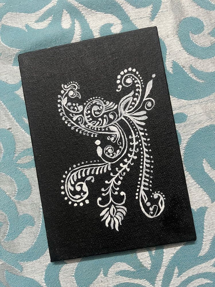 Peacock art Black And White
