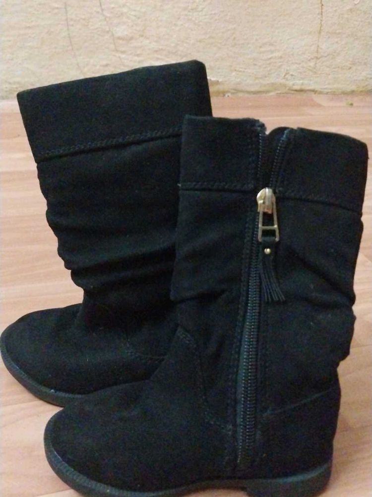 Black Slouch Boots
