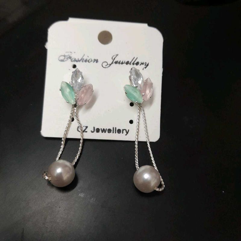 Elegant Pearl Drop Earrings