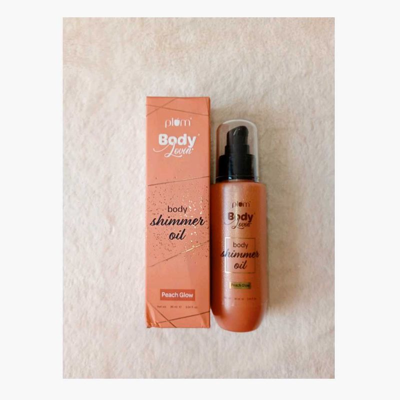 PLUM PEACH GLOW SHIMMER OIL (90ML)