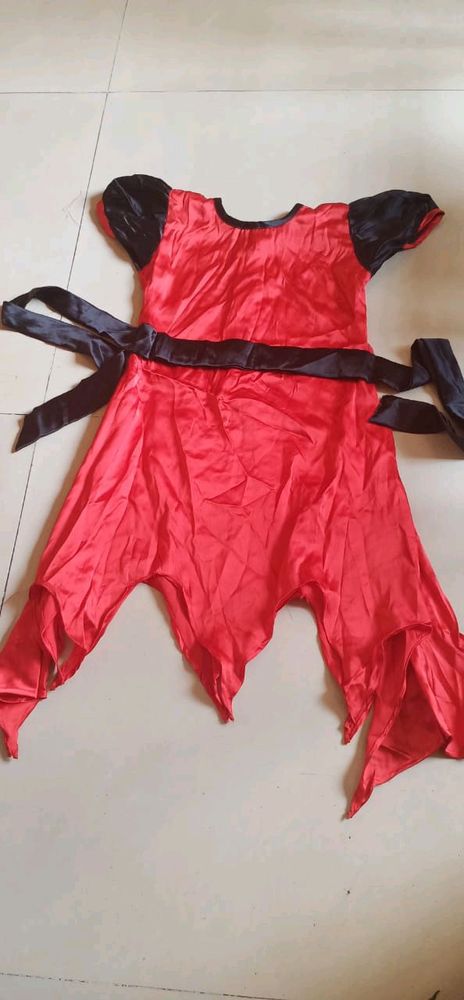 beautiful Red  frock for kids