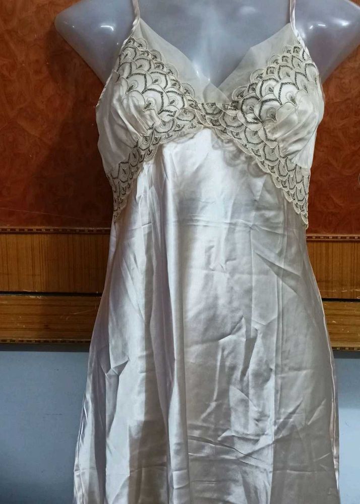 Vintage White Slip Dress