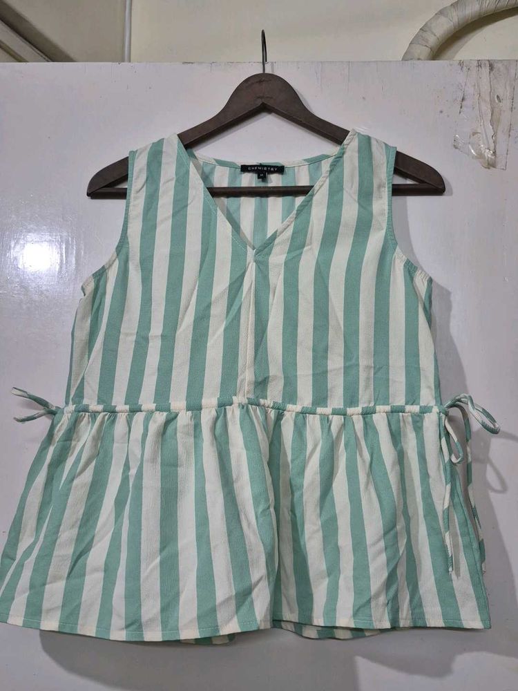 Striped Sleeveless Top