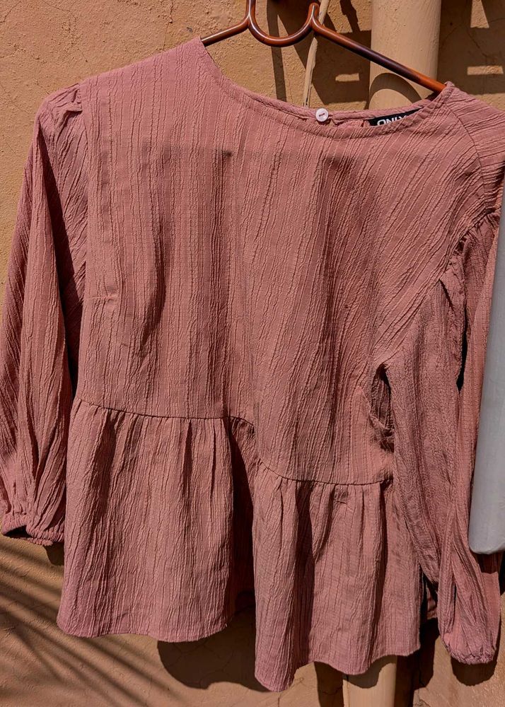 Cute Ruffled Peplum Only top