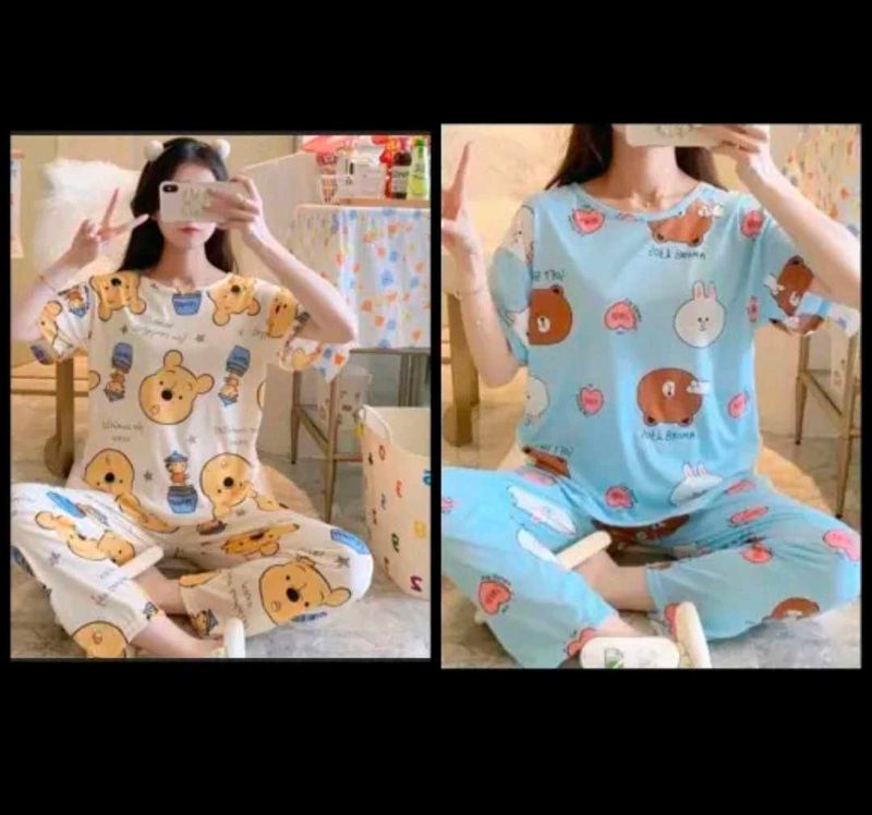 Cute Cartoon Pajama Set