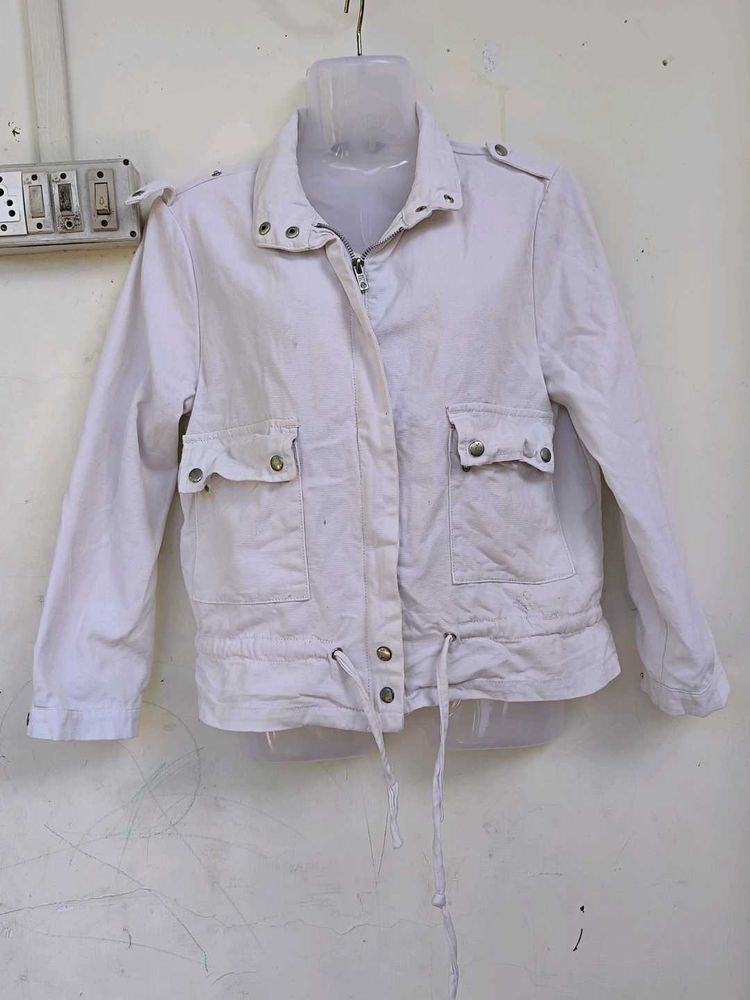 White Casual Jacket