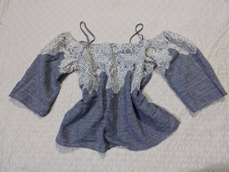 Lace Trim Top