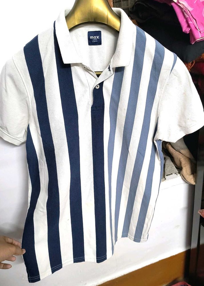 Striped Polo Shirt