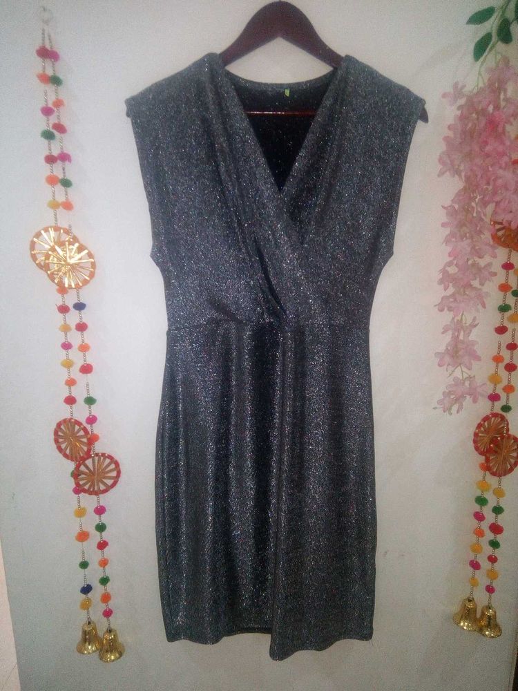 New Tokyo Talkies Shimmery Wrap Dress
