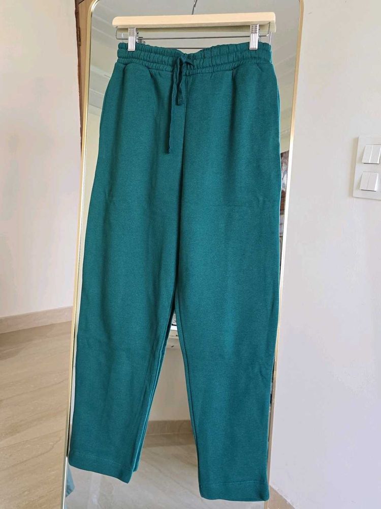 ZARA Green Fleece SweatPants