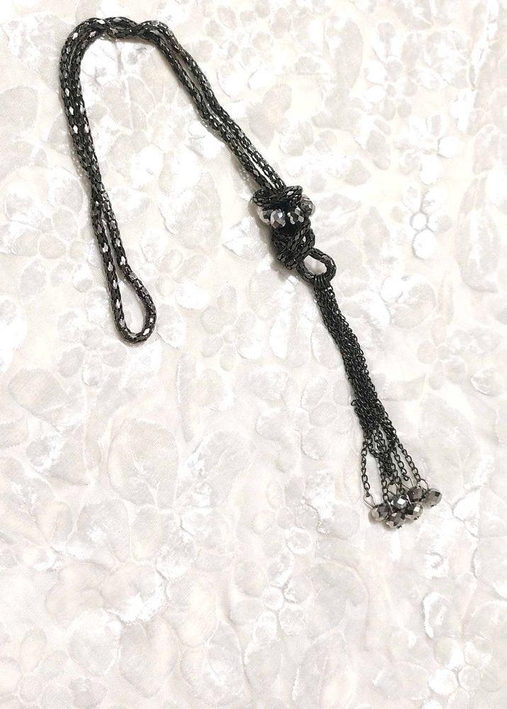 Stylish Chain Necklace Dull Copper Gold