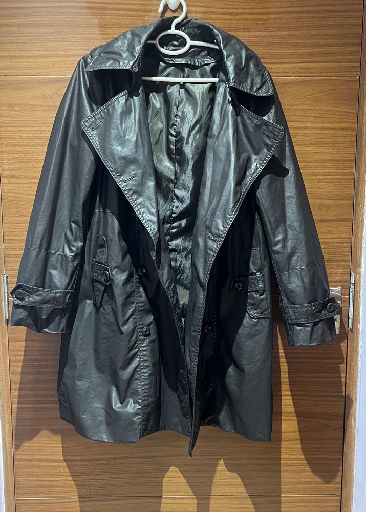 Korean Pintresty Coffee Brown Leather Jacket