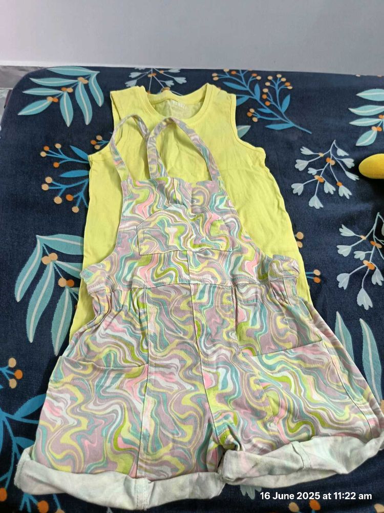 Dungaree Dress For 7-8years