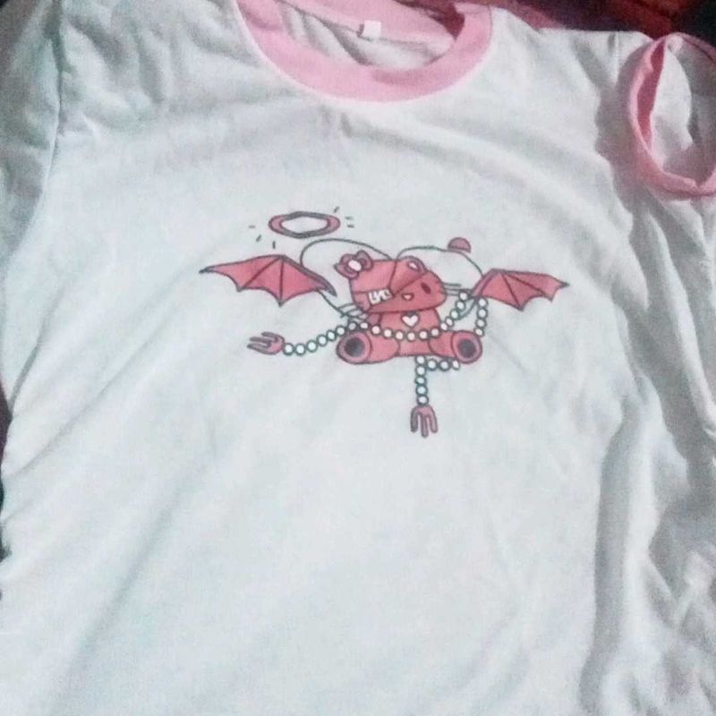 Cute Graphic Print Tee