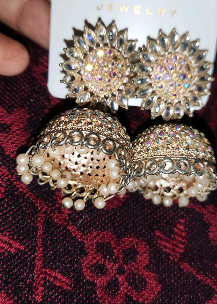 Statement Jhumka Earrings