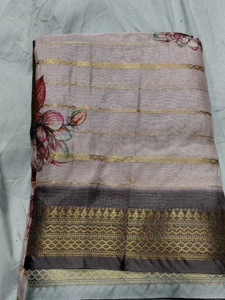 Floral Print Saree