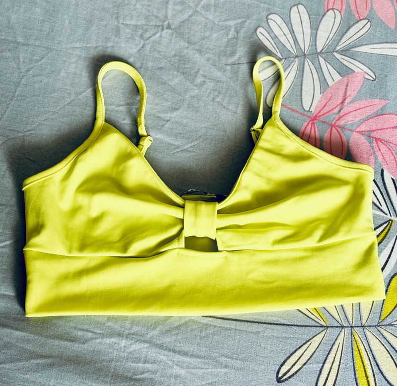 Neon Green Bralette Top