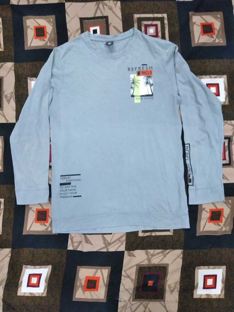 Cool Grey Long Sleeve Tee