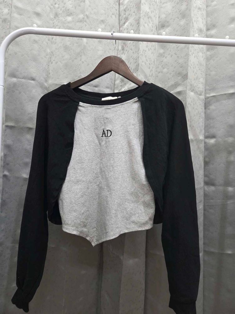 Crop Top with &#34;AD&#34;