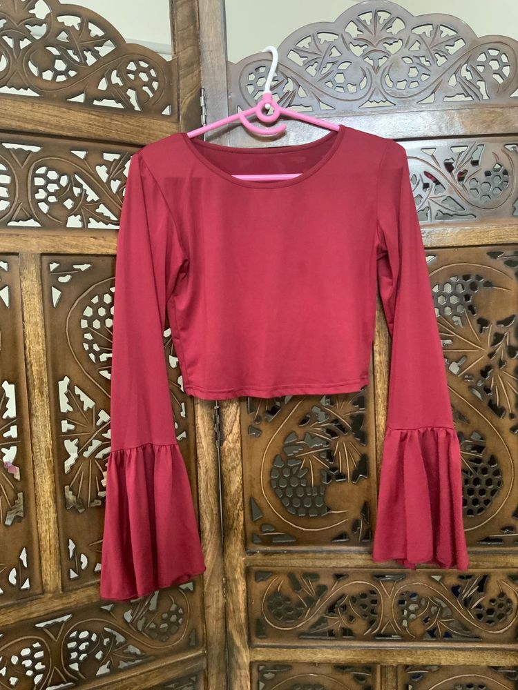 red blouse