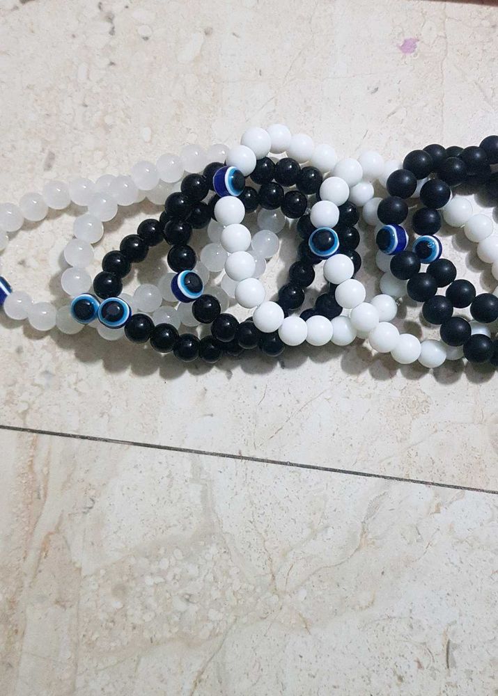 Evil Eye Beaded Bracelet Set