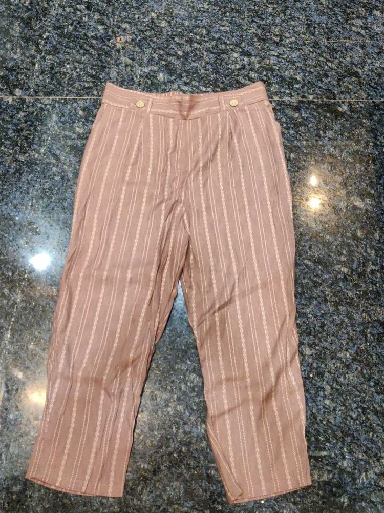 Peach Straight Pant