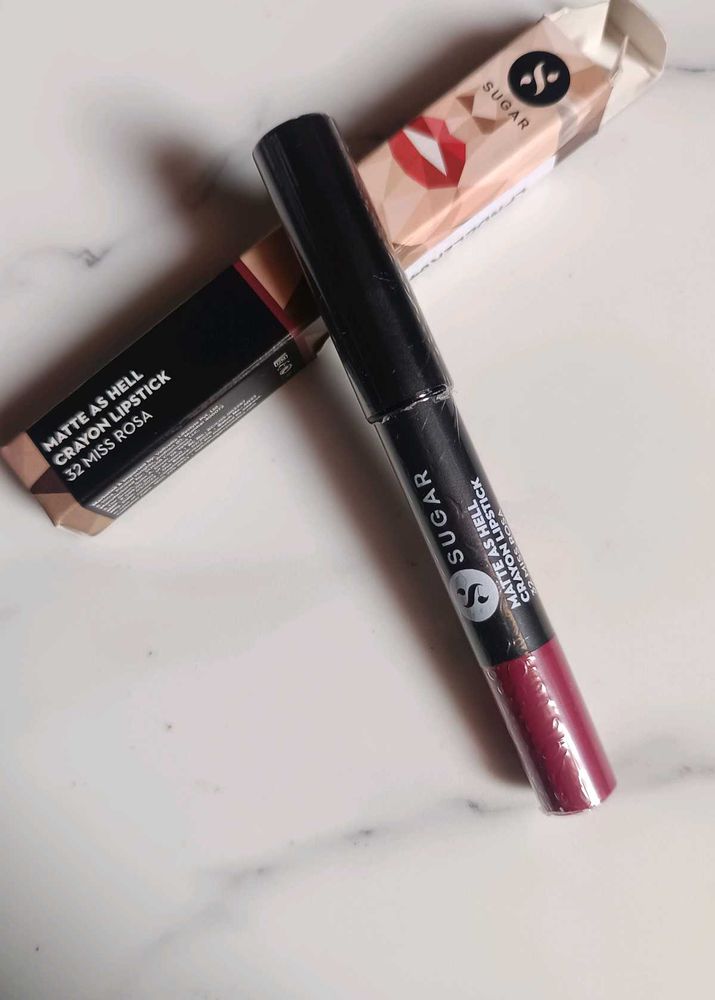 SUGAR Matte As Hell Crayon Lipstick