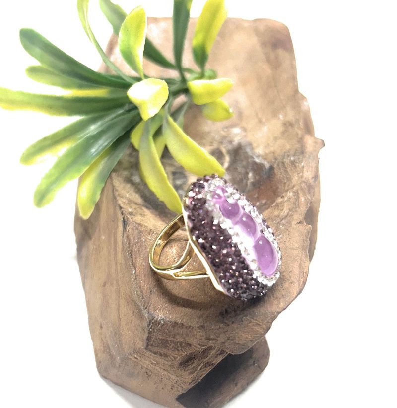 Sparkling Purple Ring