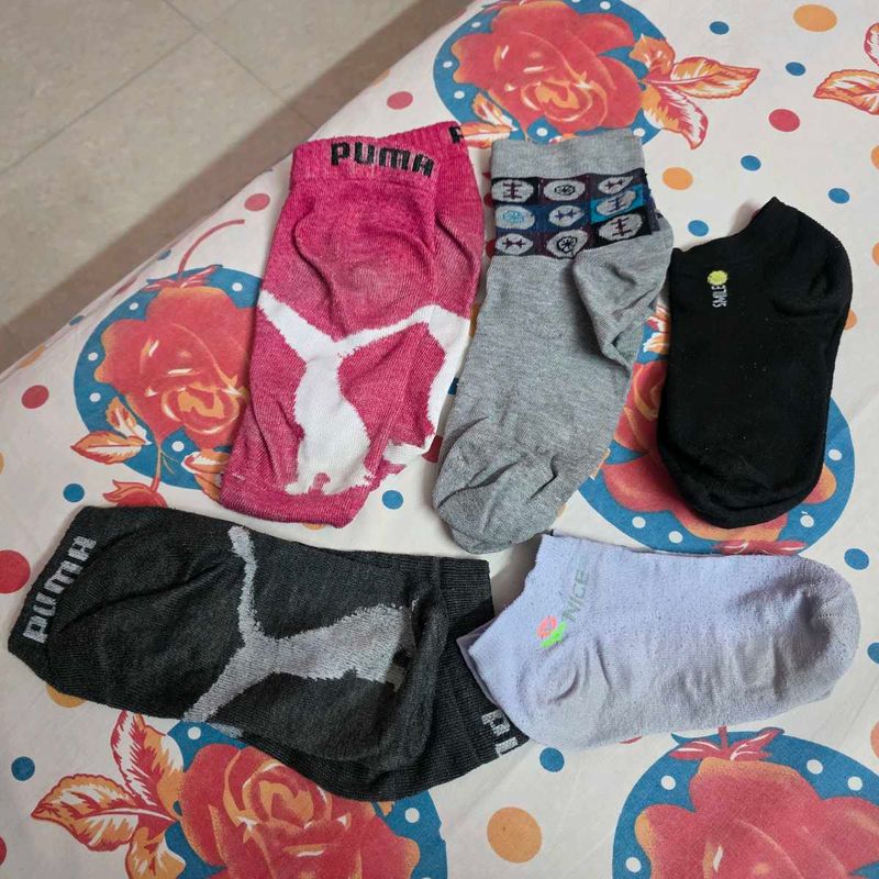 set of 5 socks