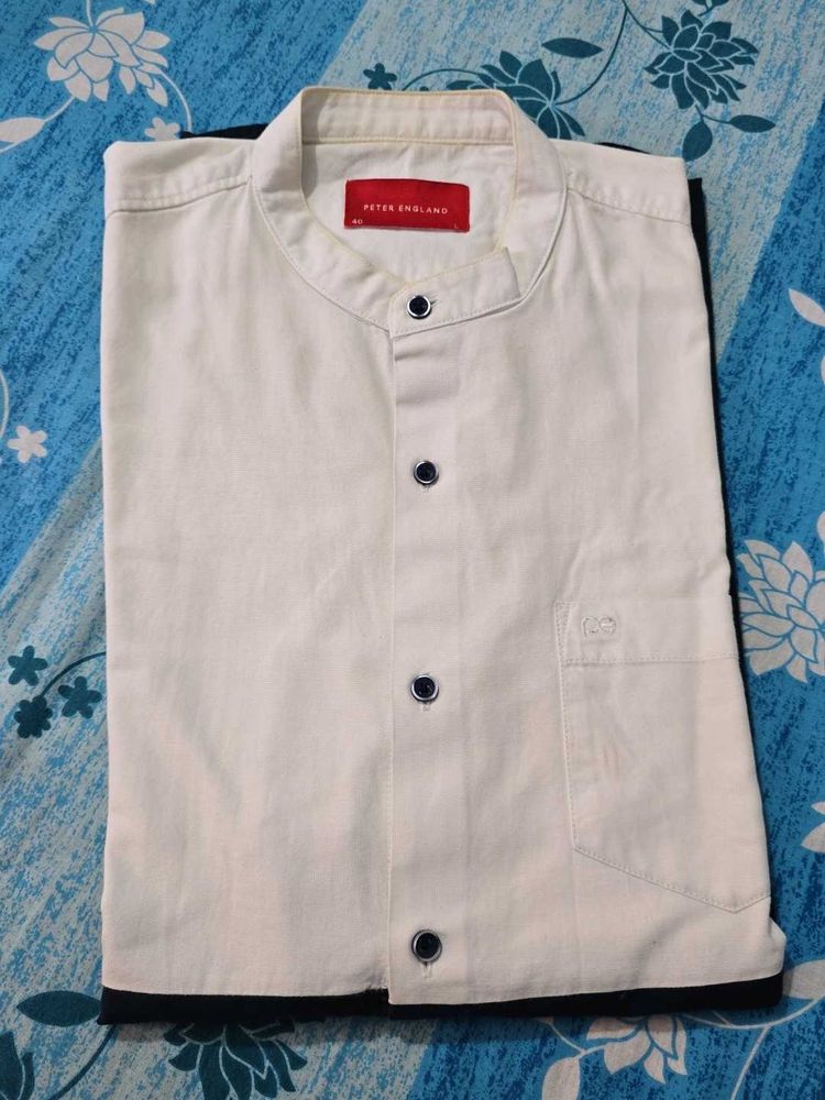 Peter England White Shirt