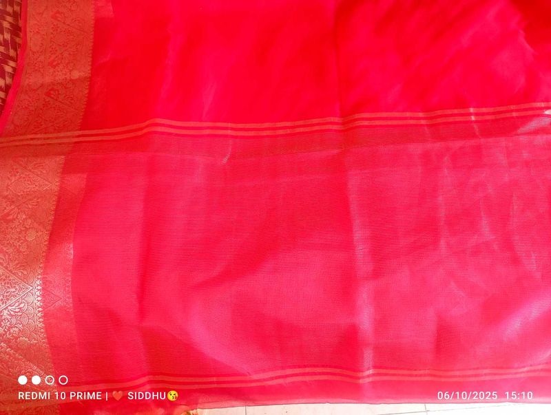 Elegant Red Saree